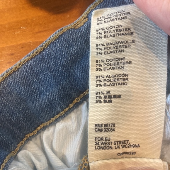 Womens We the Free Free People jeans distressed beat to hell ripped jeans - Picture 9 of 10